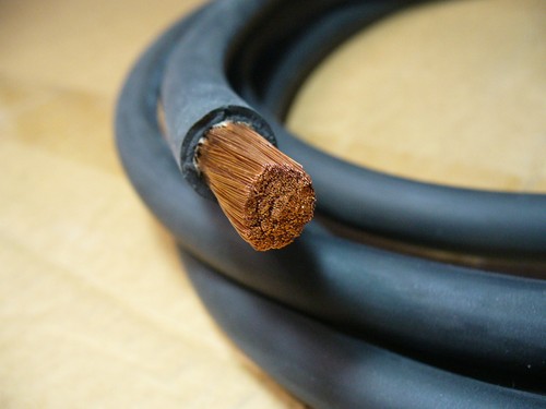Gauge copper black - ft, 1/0